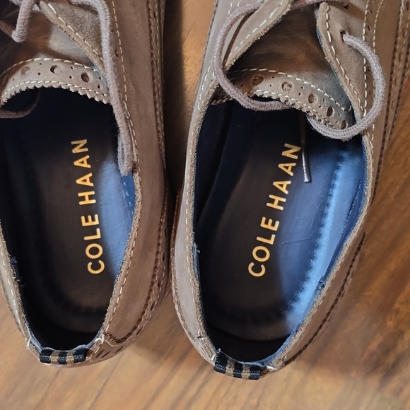 Cole Haan Morris Wingtip Oxford Taupe Brown Leather main image 8